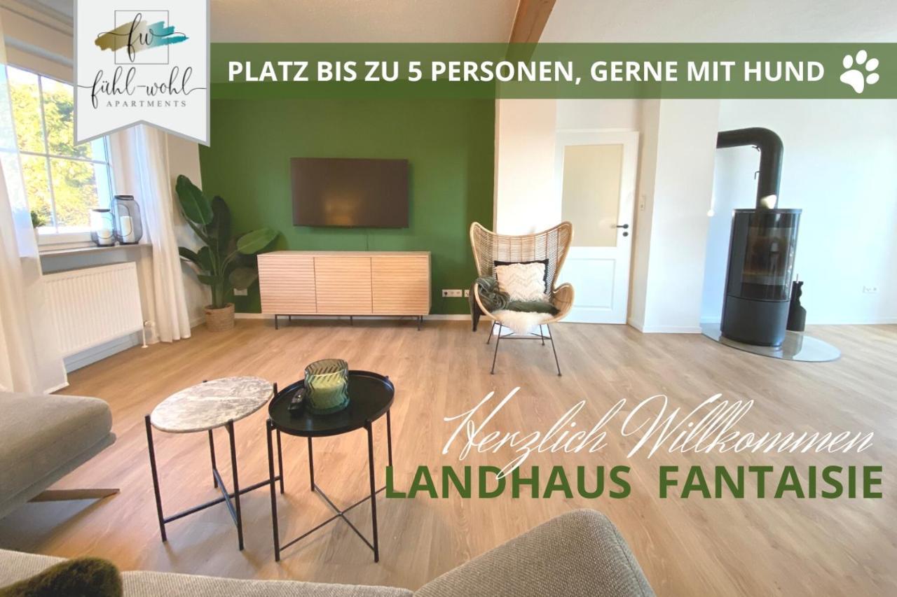 Ferienhaus Fantaisie - Wohnen Nahe Schlosspark -Stadtgrenze Bayreuth Fuer 1-5 Pers, Hunde Willkommen, Voll Eingezaeunt Eckersdorf Екстериор снимка