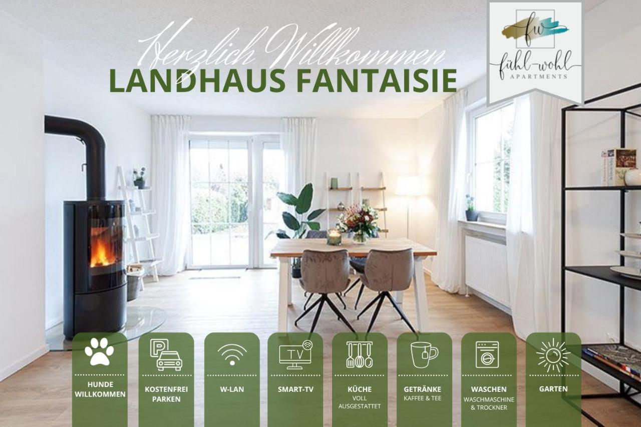 Ferienhaus Fantaisie - Wohnen Nahe Schlosspark -Stadtgrenze Bayreuth Fuer 1-5 Pers, Hunde Willkommen, Voll Eingezaeunt Eckersdorf Екстериор снимка